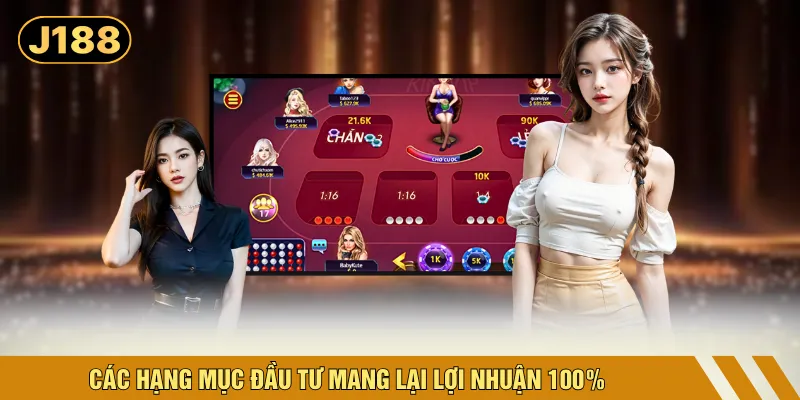 Các hạng mục đầu tư mang lại lợi nhuận 100%